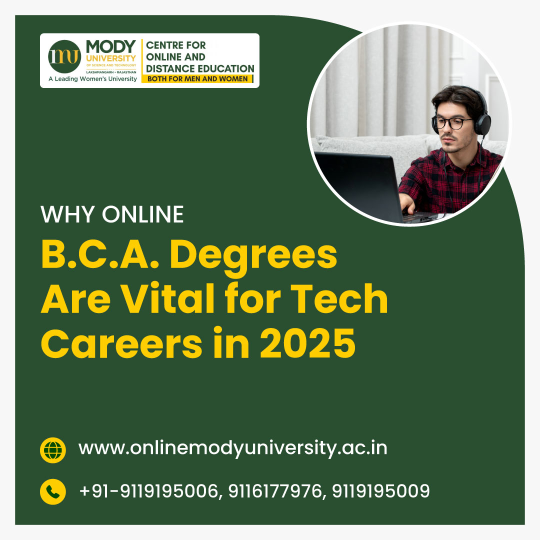 Why Online B.C.A. Degrees Are Vital for Tech Careers in 2025